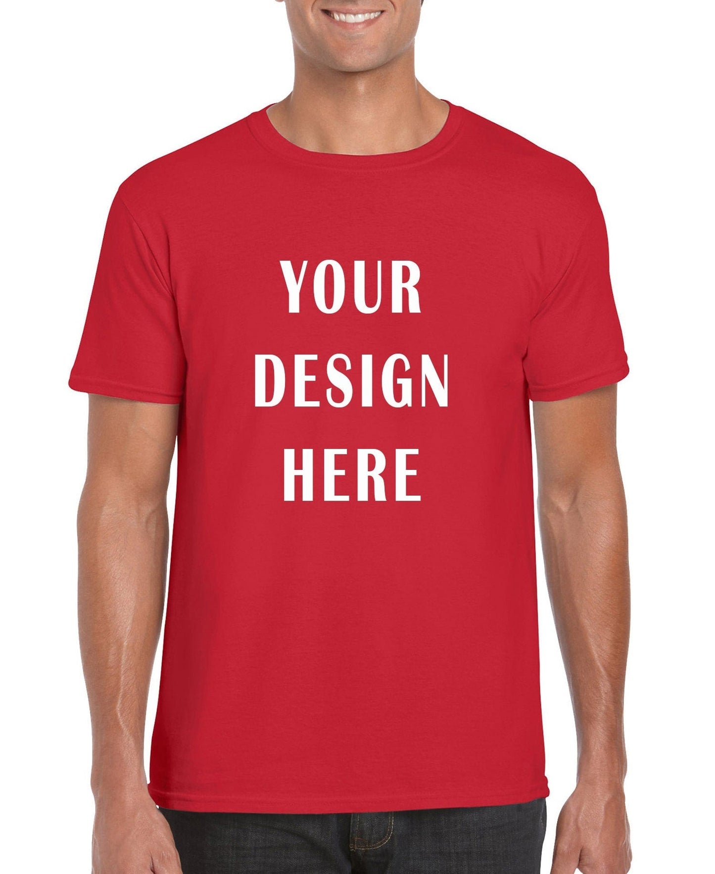 Customizable Premium Men Short Sleeve T-Shirt